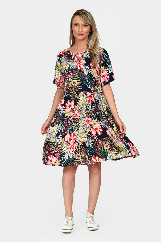 Rochie Dama, Eranthe, Tropical V328 - 2 | YEO